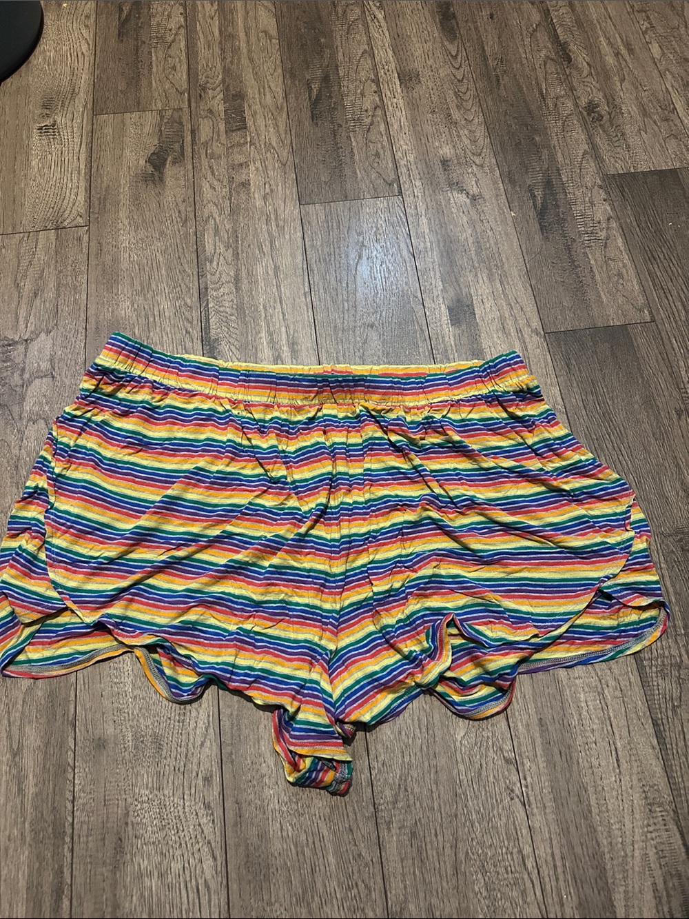 Old Navy Rainbow Striped Sleep Shorts - Multicolor